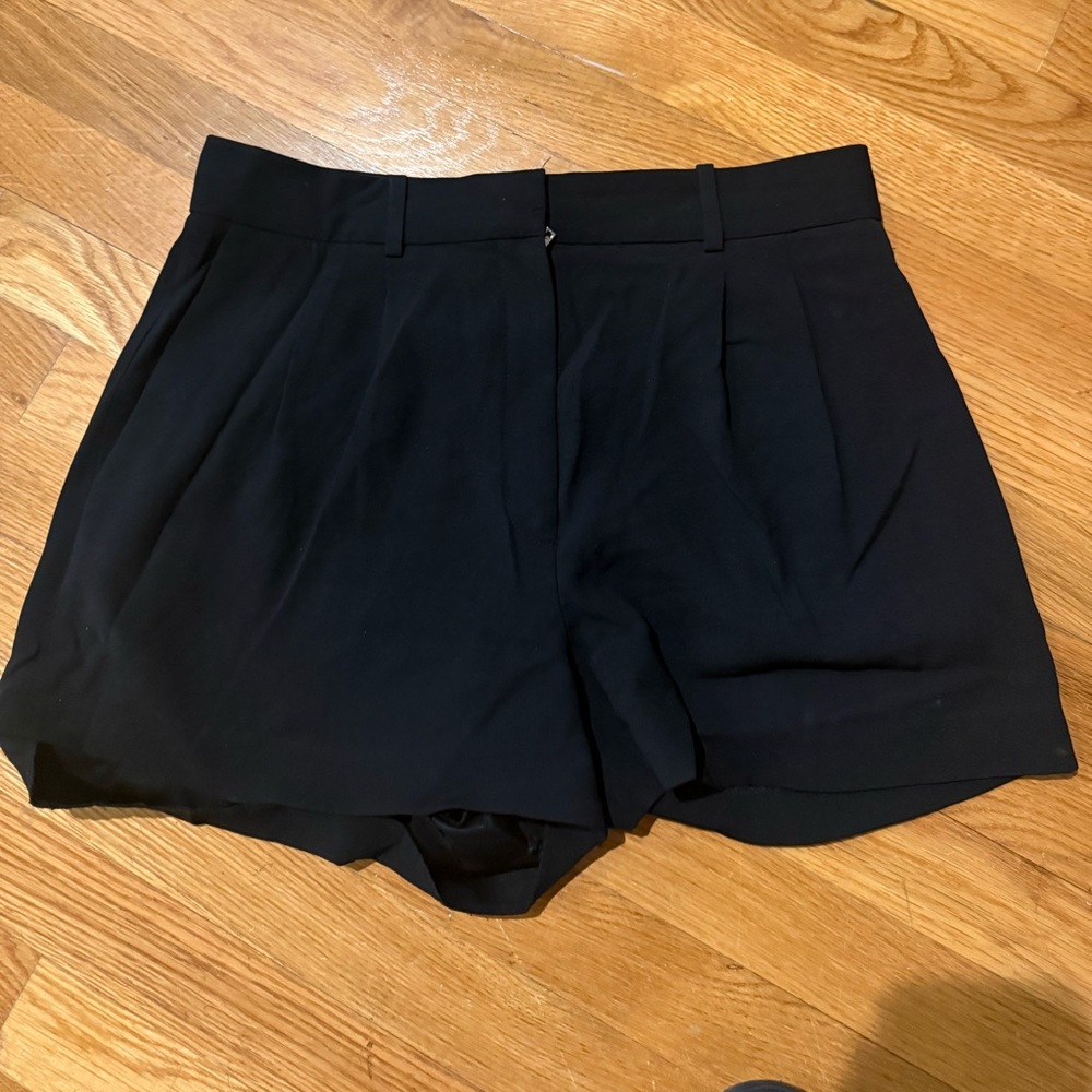 Babaton High Waist Black Shorts from Aritzia